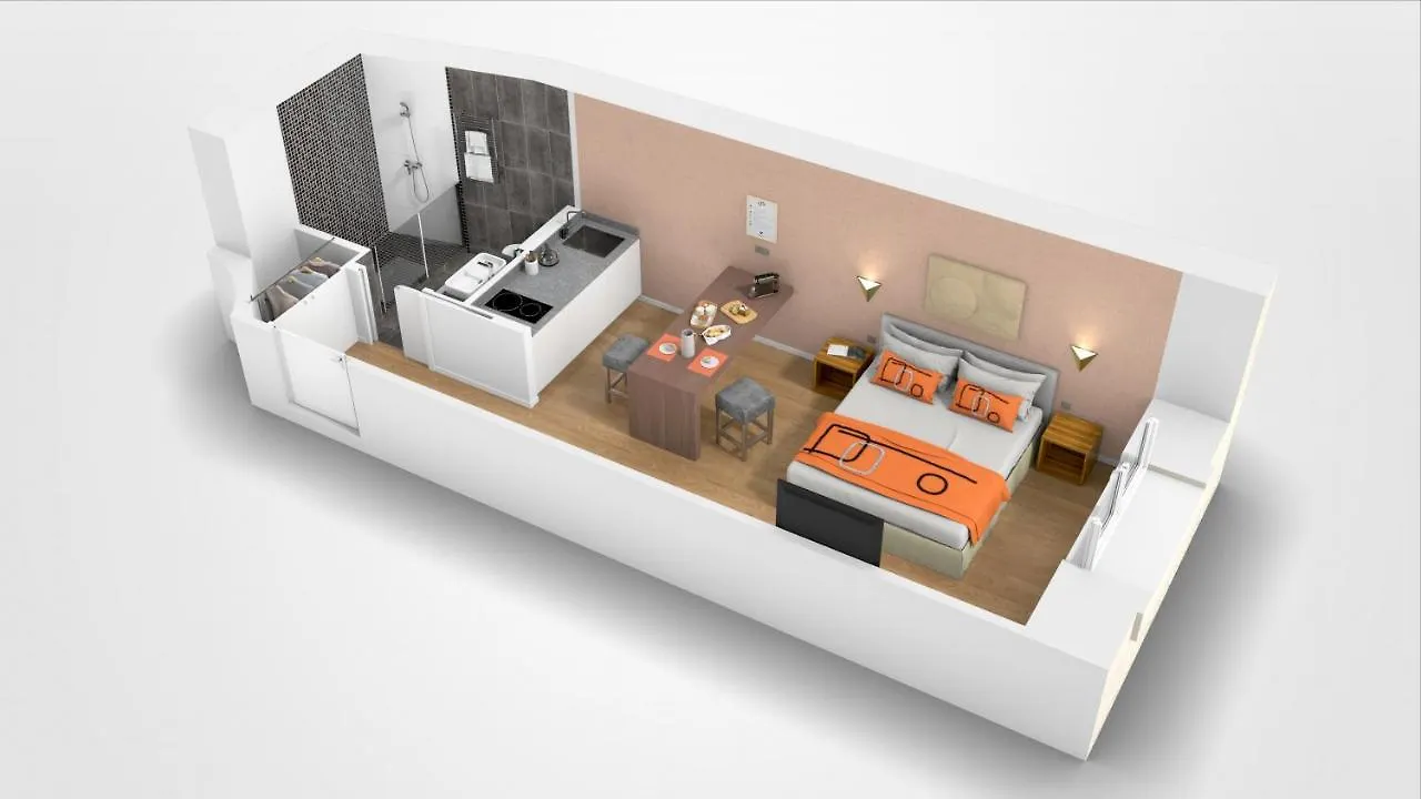 Appartement Yuna Les Halles - Serviced Parijs
