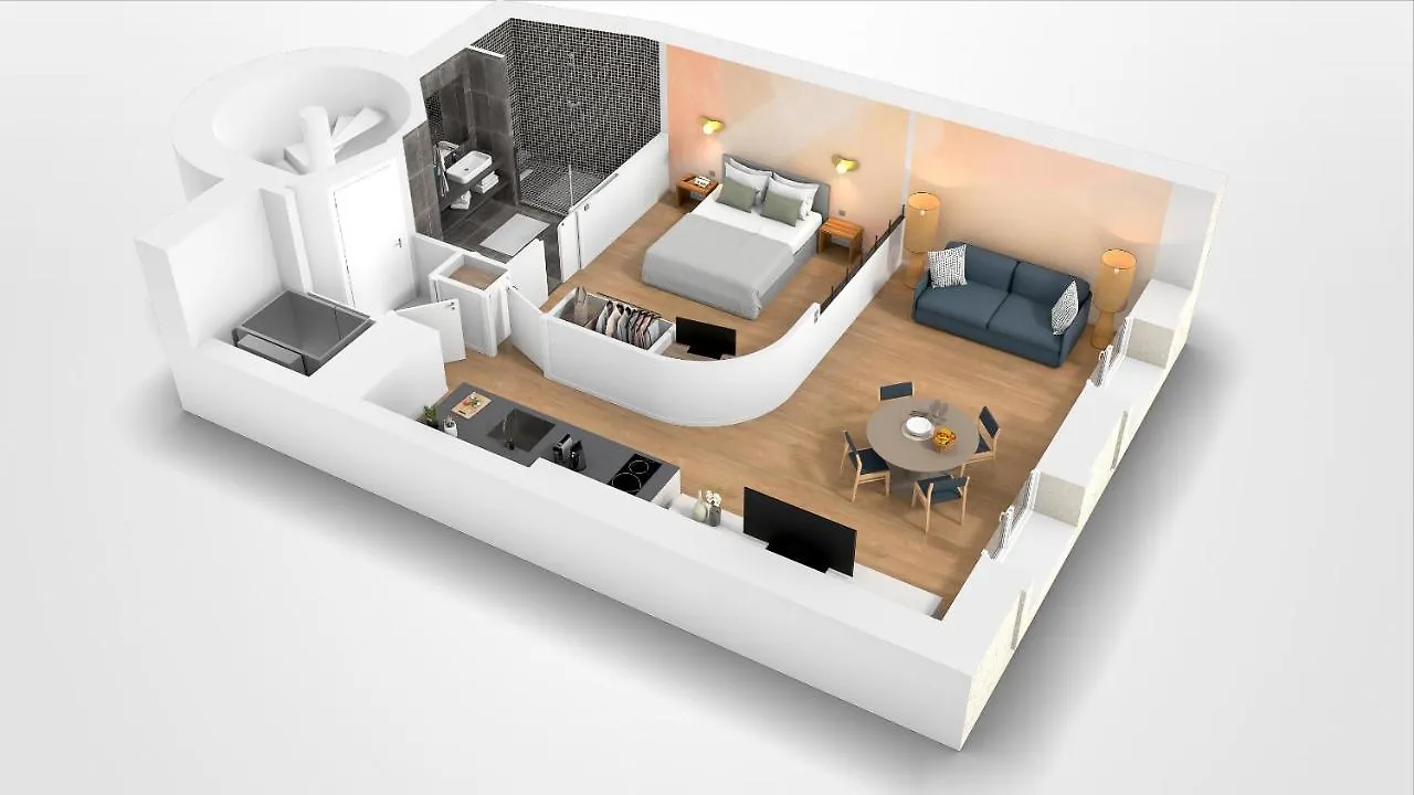 Appartement Yuna Les Halles - Serviced