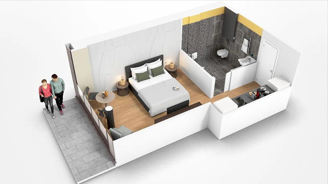 Appartement Yuna Les Halles - Serviced Parijs